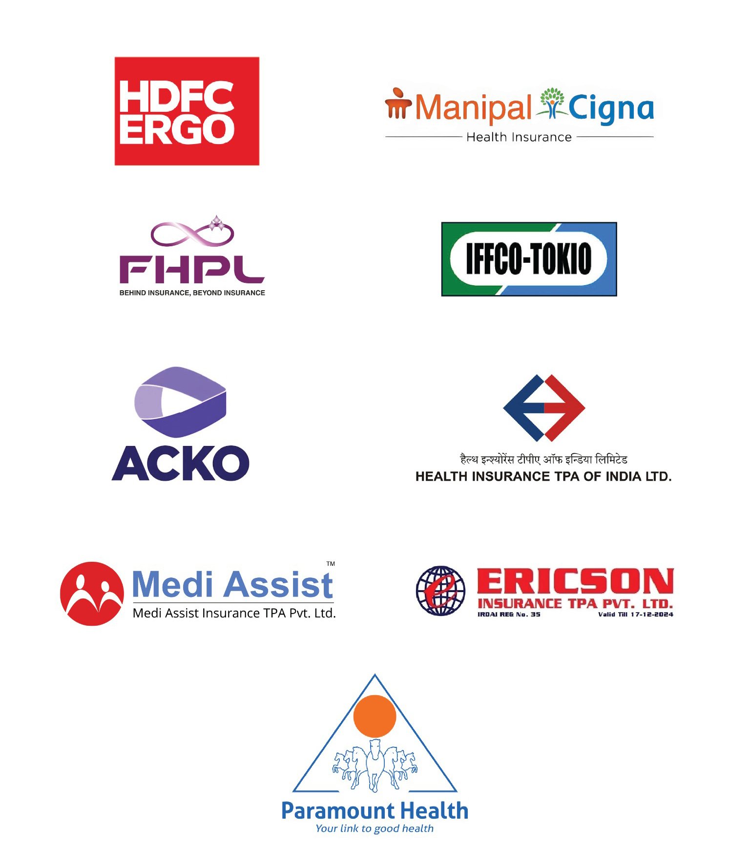 health insurance hospital list